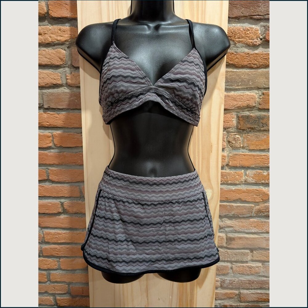 Athleta Ripple Swim Skort and Top
